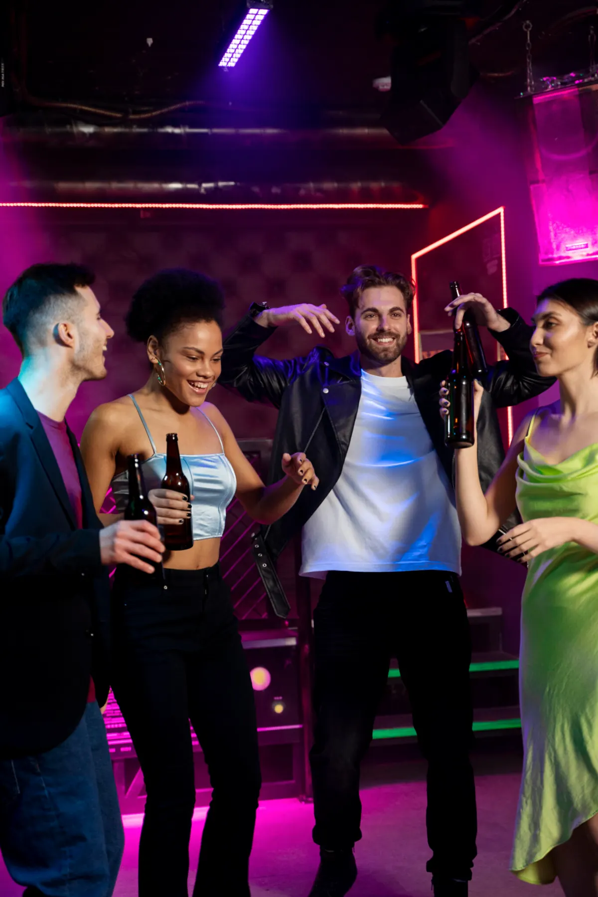 Guests dancing at a party